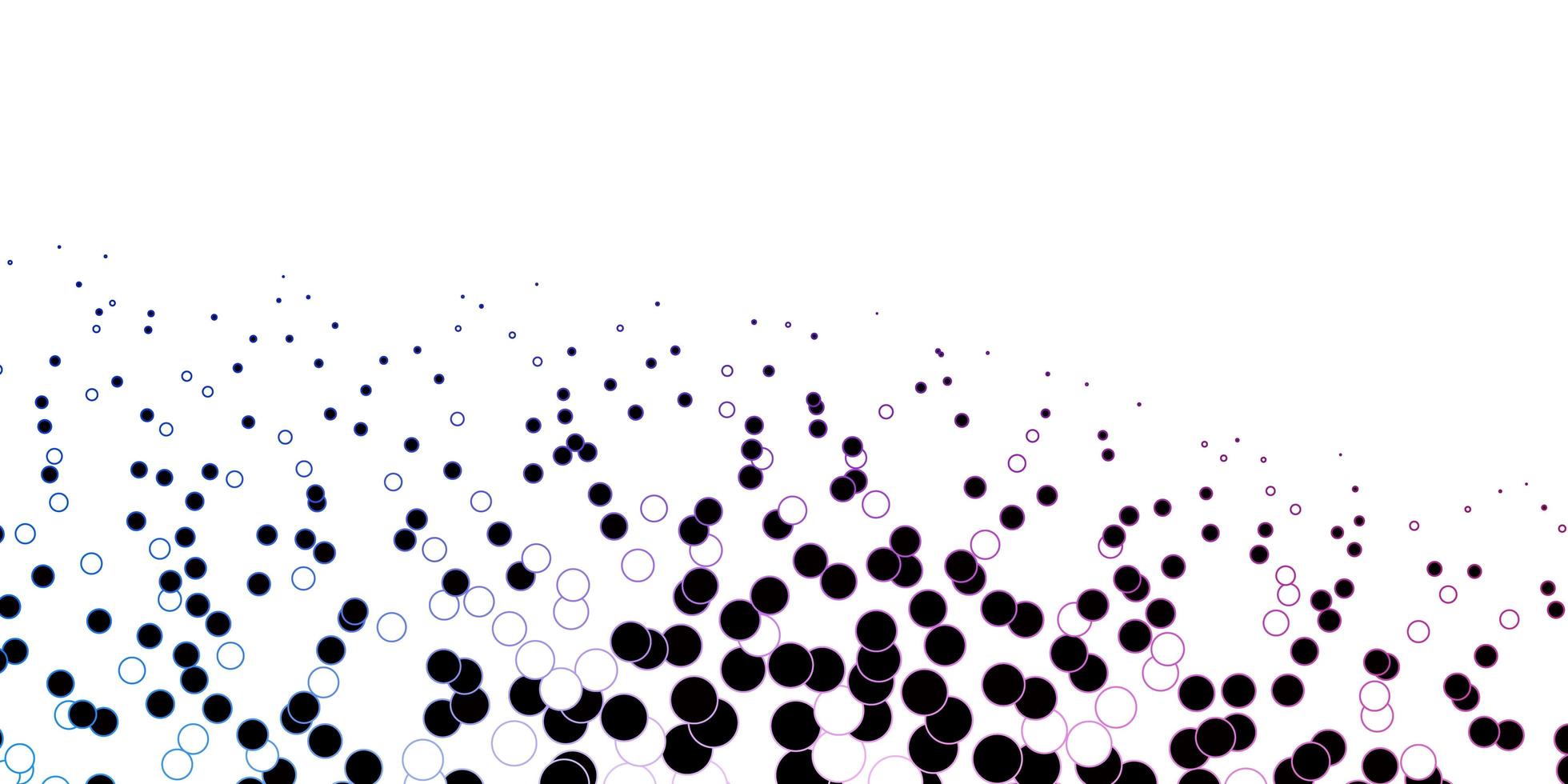 Dark Pink, Blue vector backdrop with dots.
