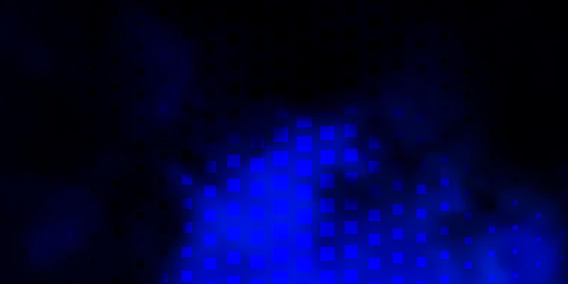 Dark BLUE vector pattern in square style.