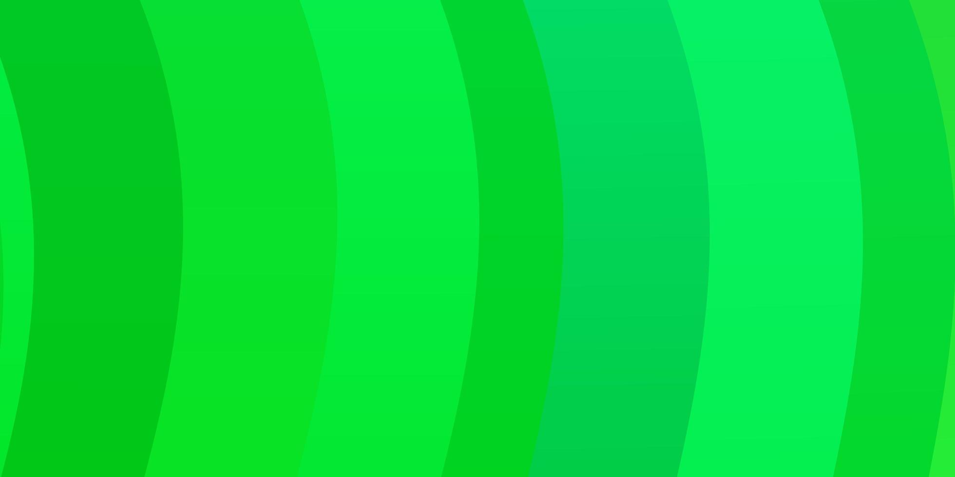 Light Green vector pattern with wry lines.