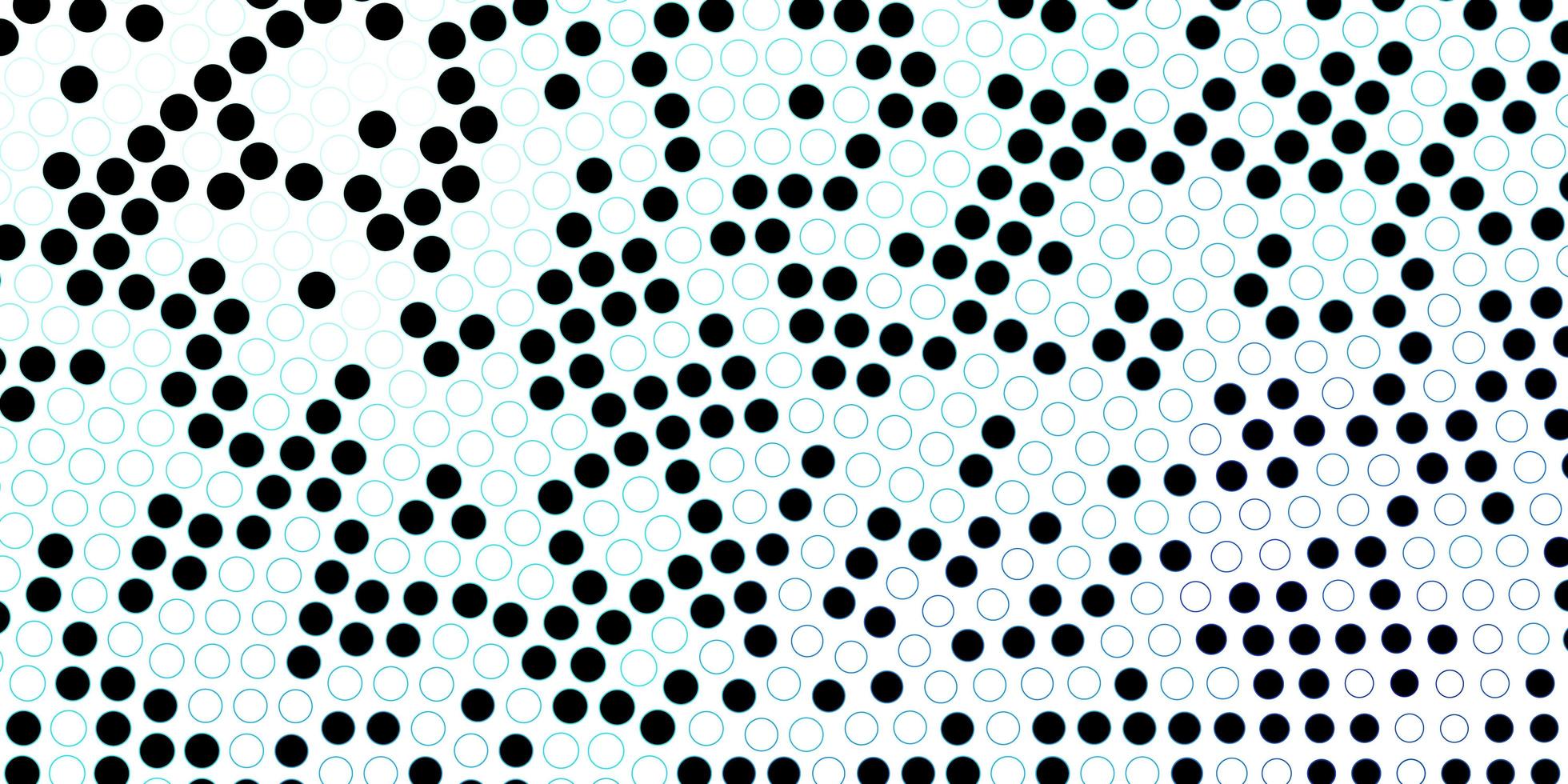 Dark BLUE vector background with bubbles.