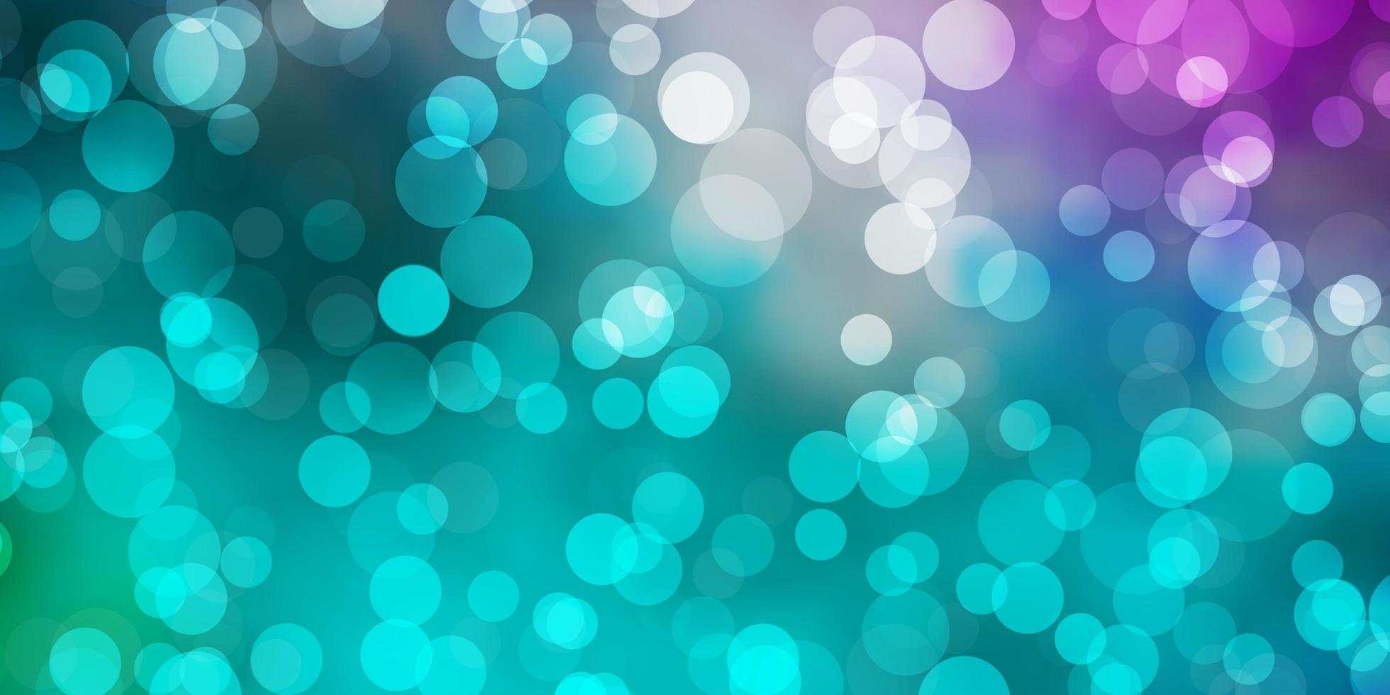 Light Pink, Blue vector background with spots.