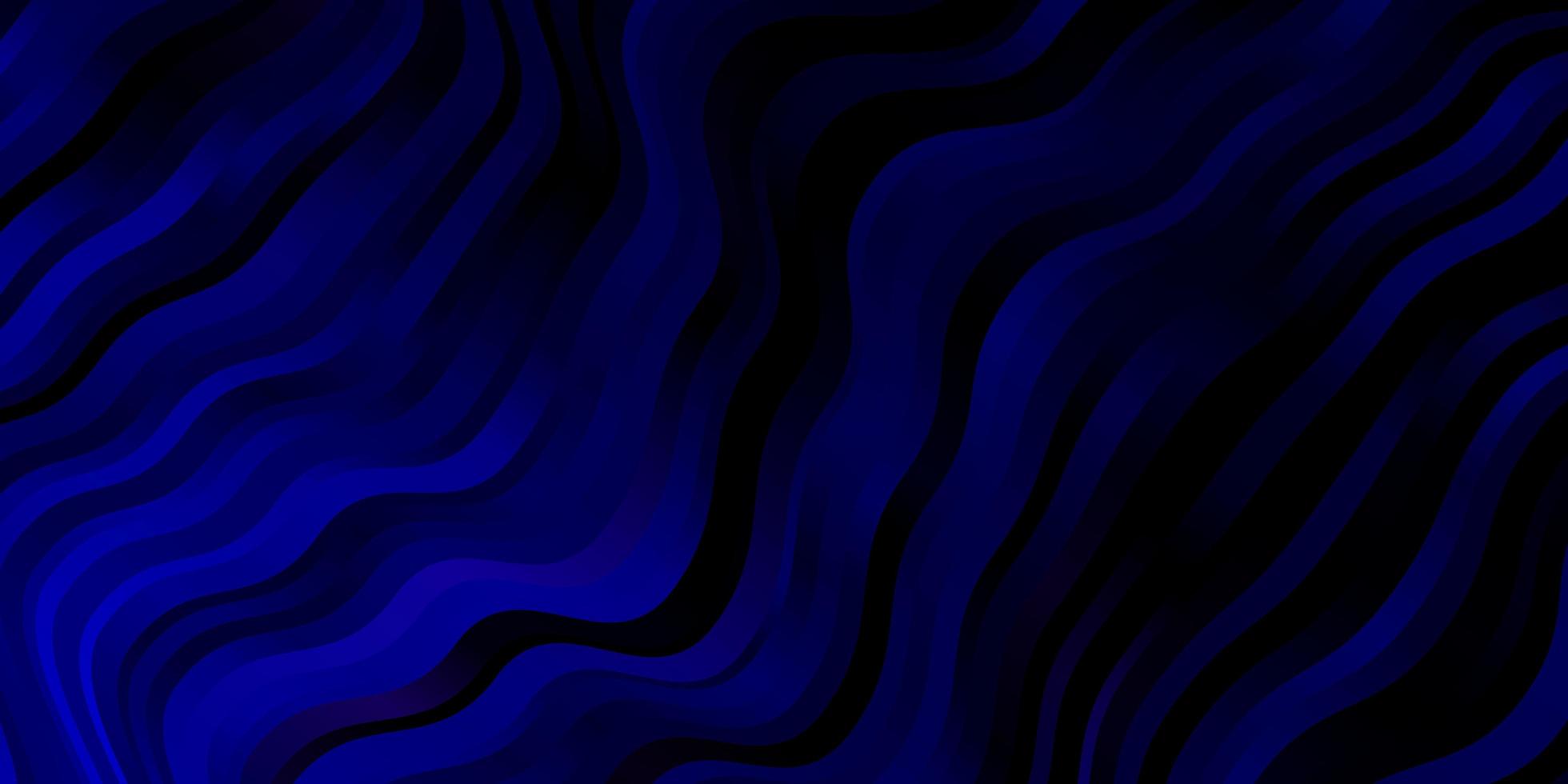 Fondo de vector de color rosa oscuro, azul con líneas dobladas.