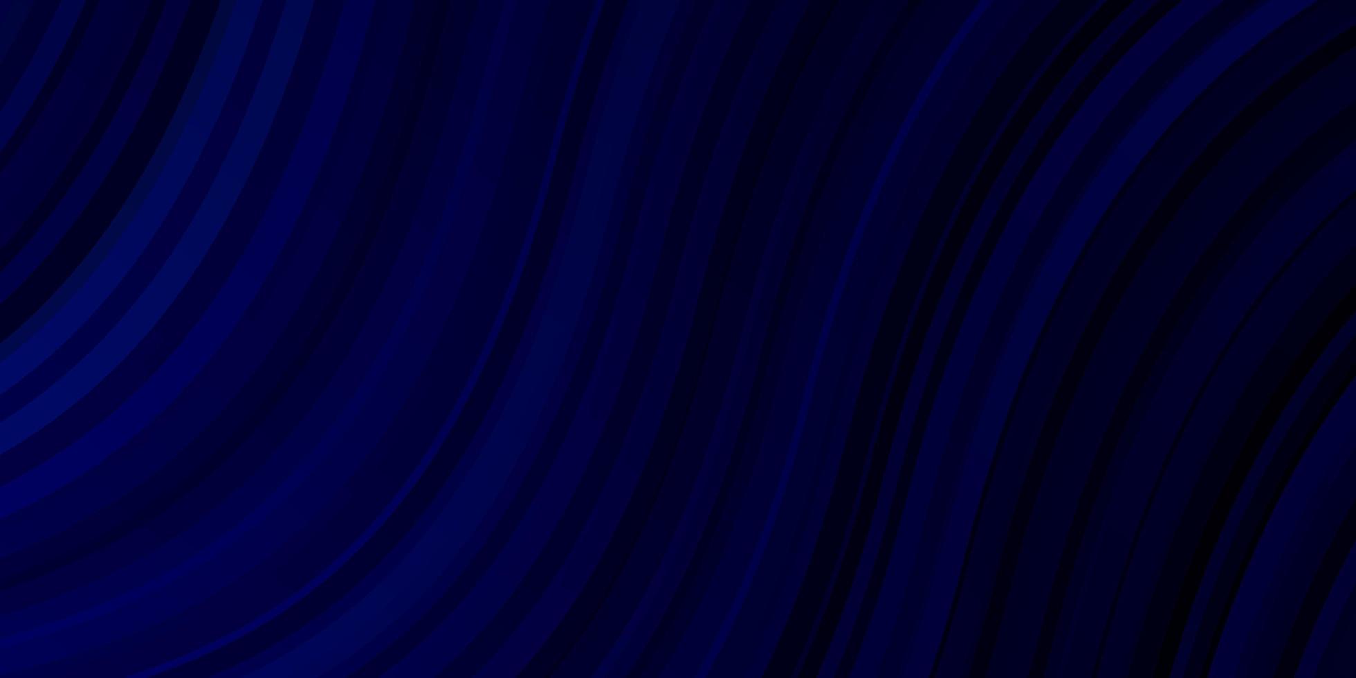 Dark BLUE vector pattern with lines.