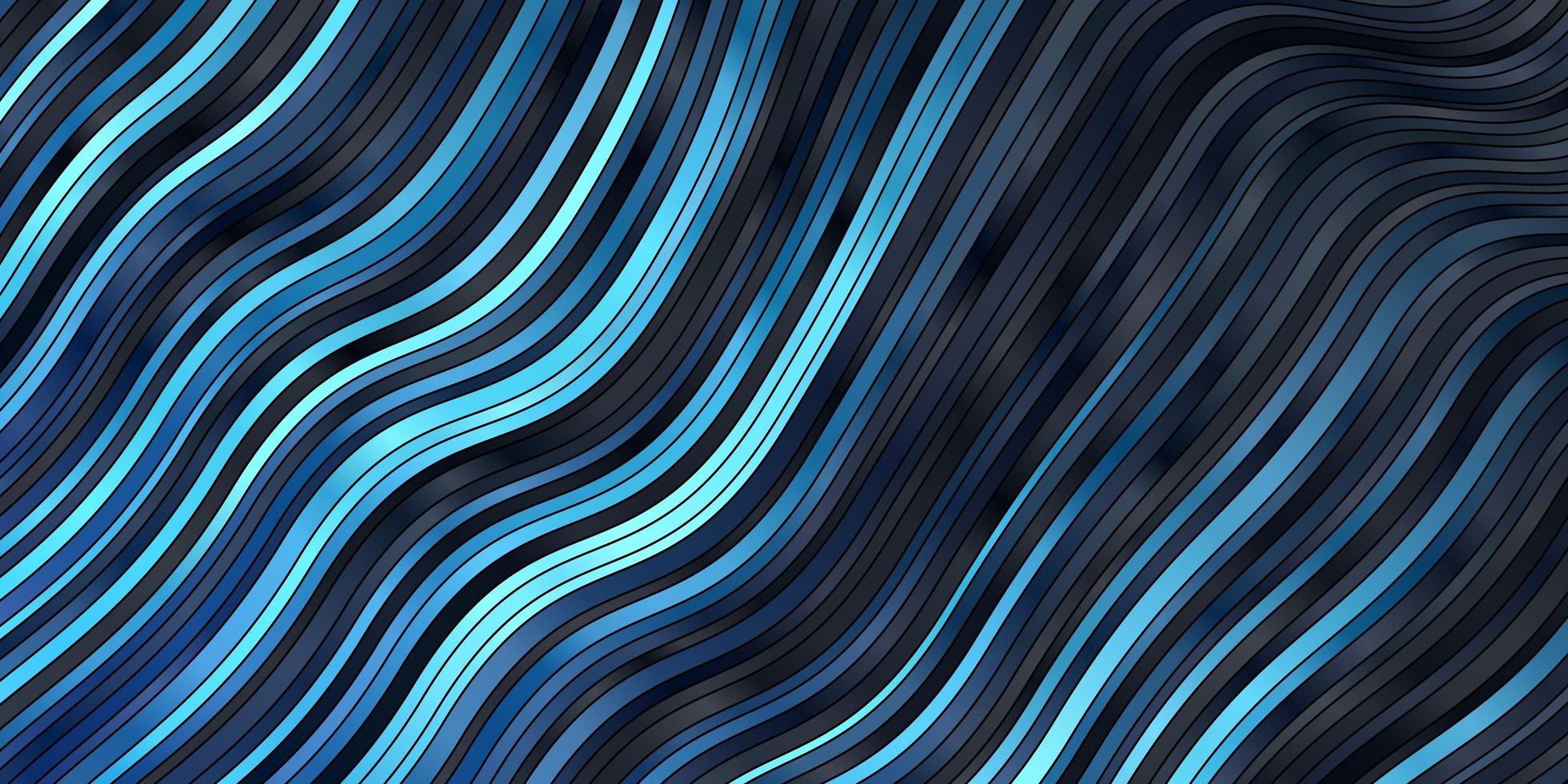 Dark BLUE vector backdrop with bent lines.