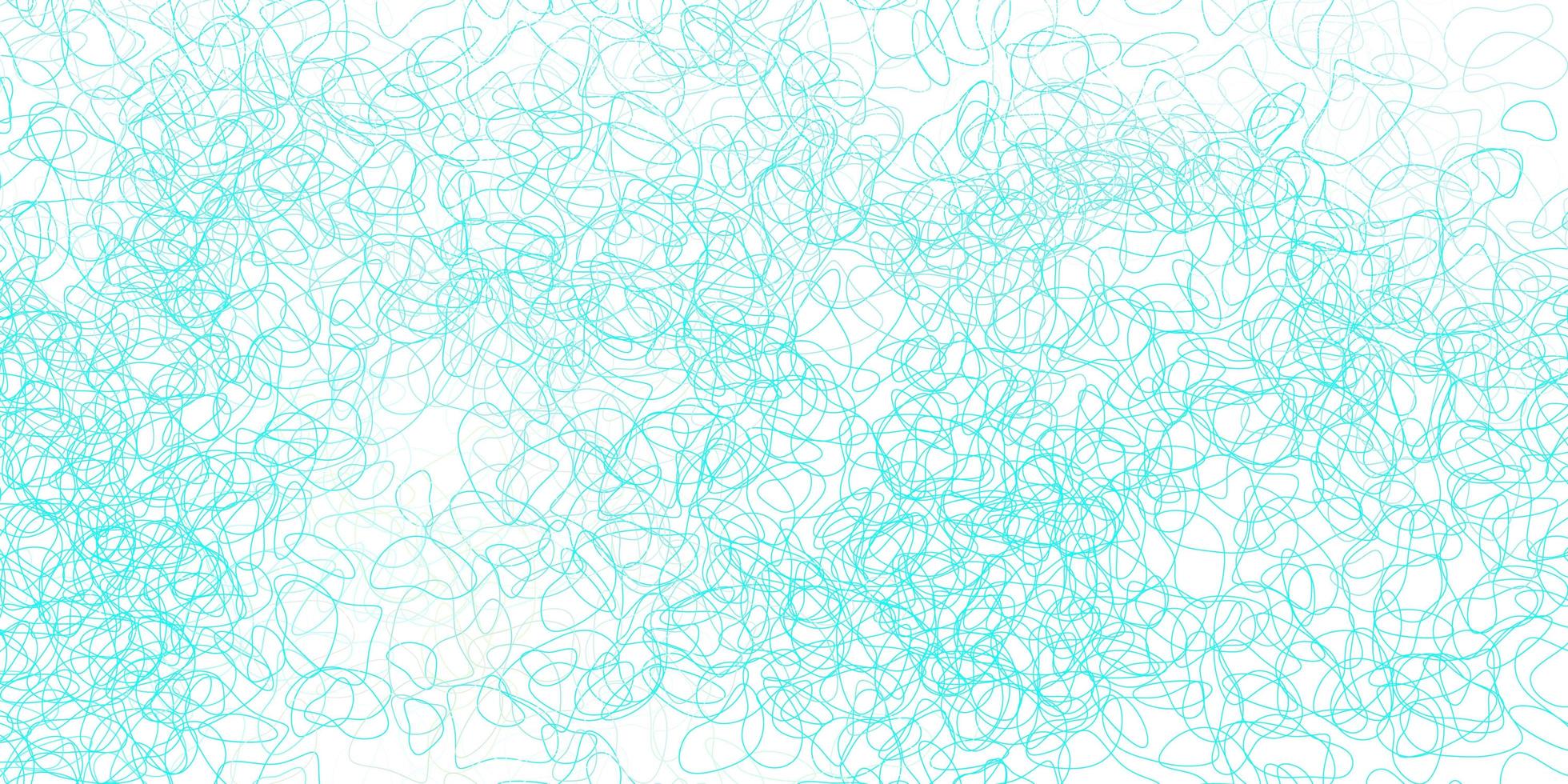 Light blue, green vector texture with memphis shapes.