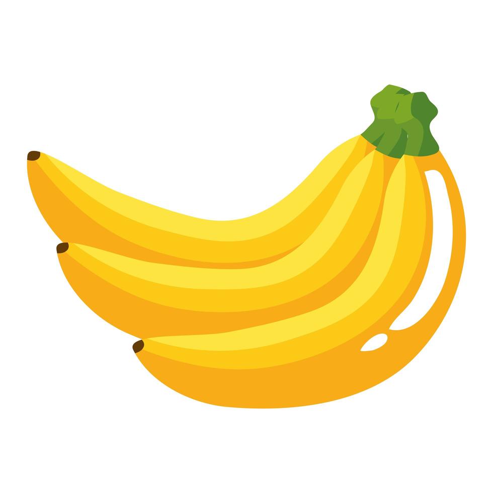 diseño de vector de icono de fruta de plátano