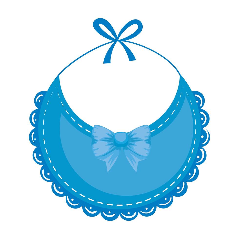 Baby Bib Vector Icon 24017000 Vector Art at Vecteezy