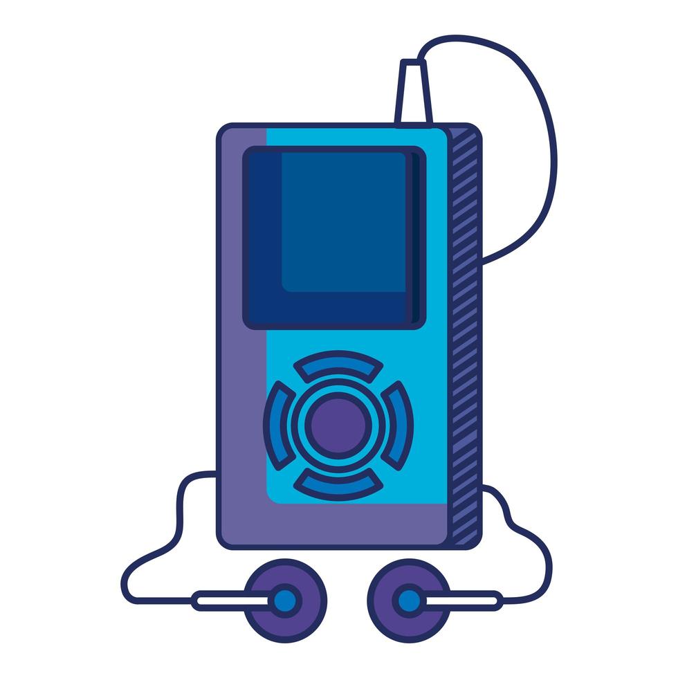 mp3 music player electronic icon vector