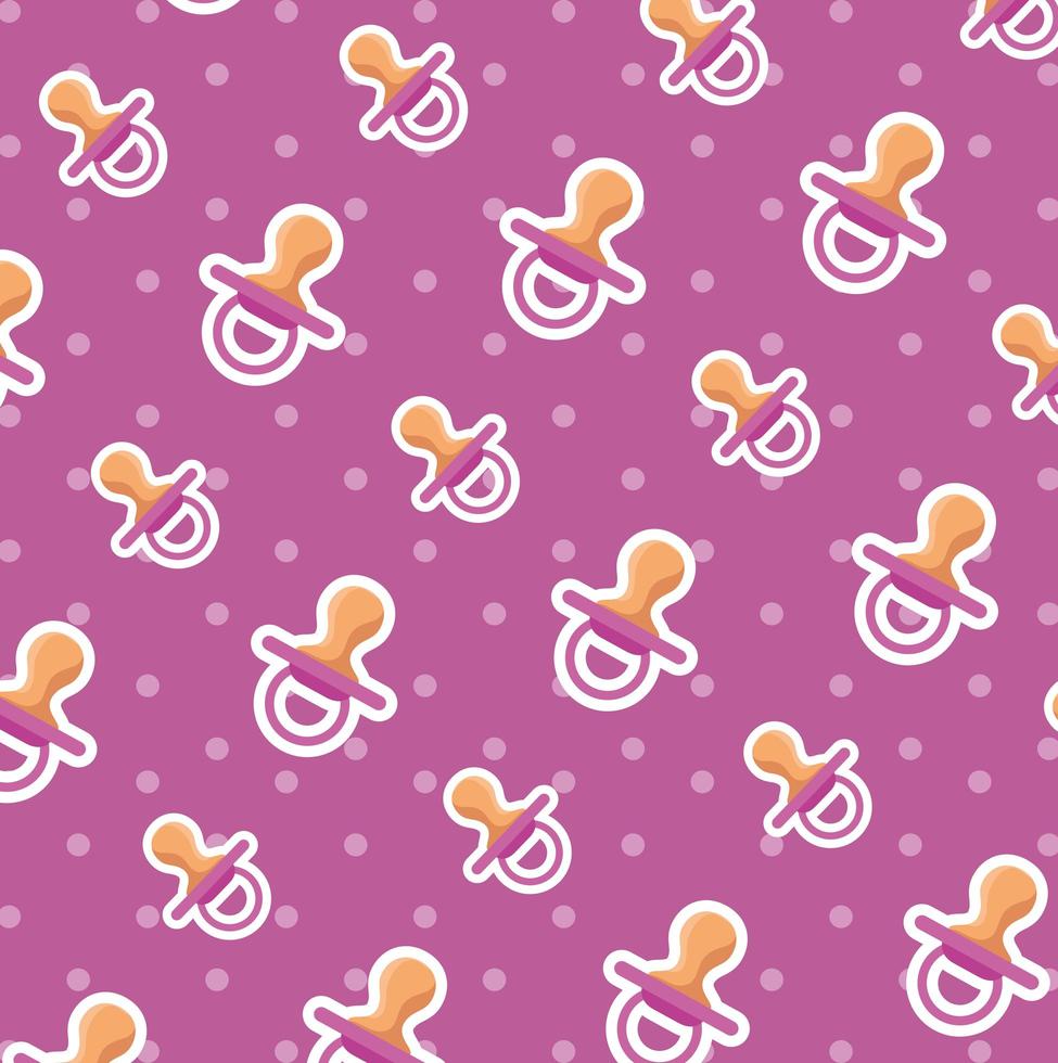 pacifiers baby icons pattern background 1932717 Vector Art at Vecteezy