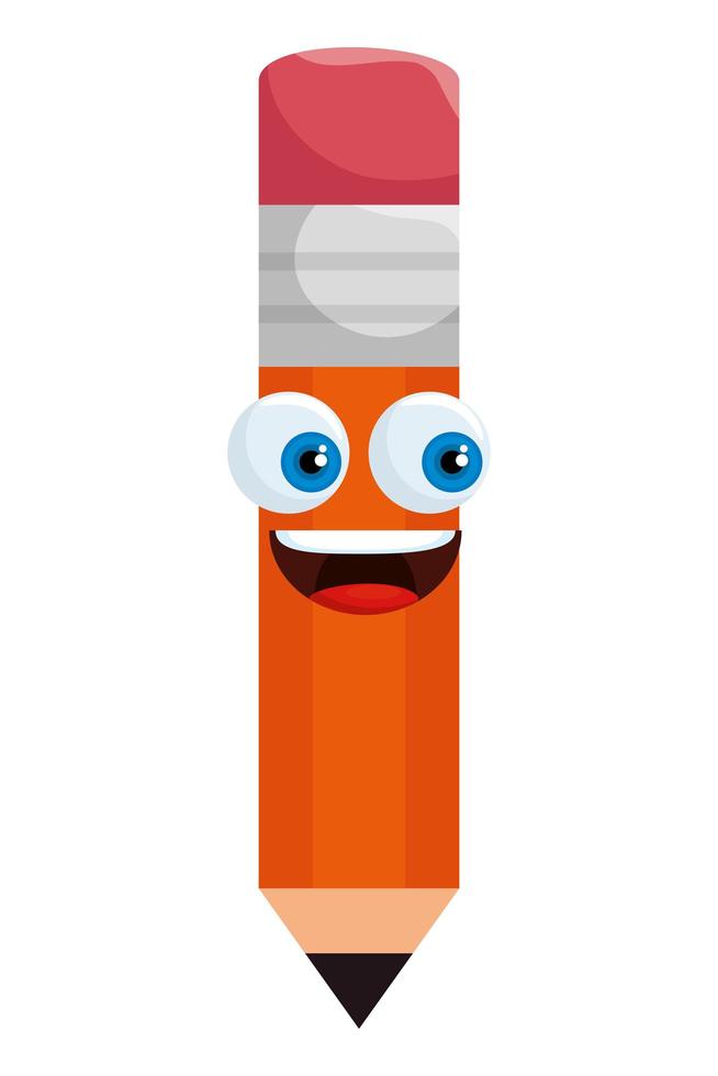 pencil school supply kawaii character 1932799 Vector Art at Vecteezy