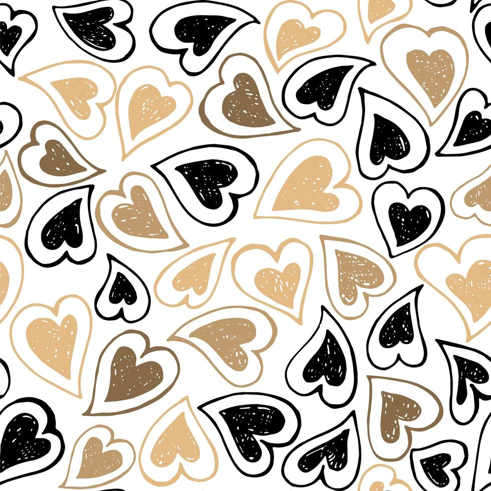 Seamless Hearts Pattern vector