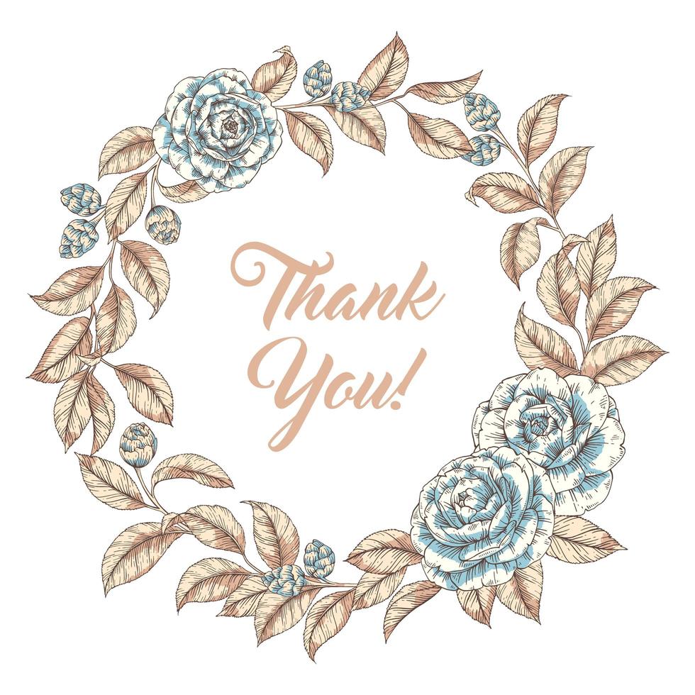 Floral Greeting Card vector