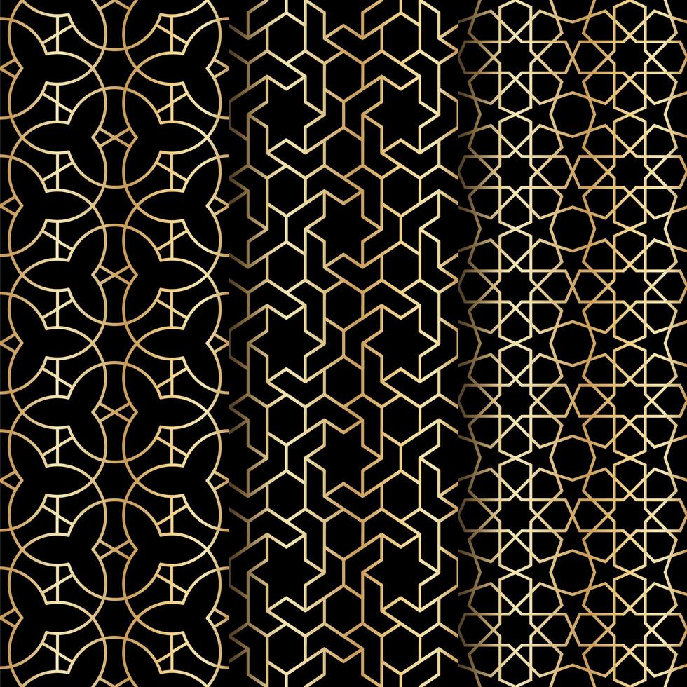 Islamic geometry pattern vector
