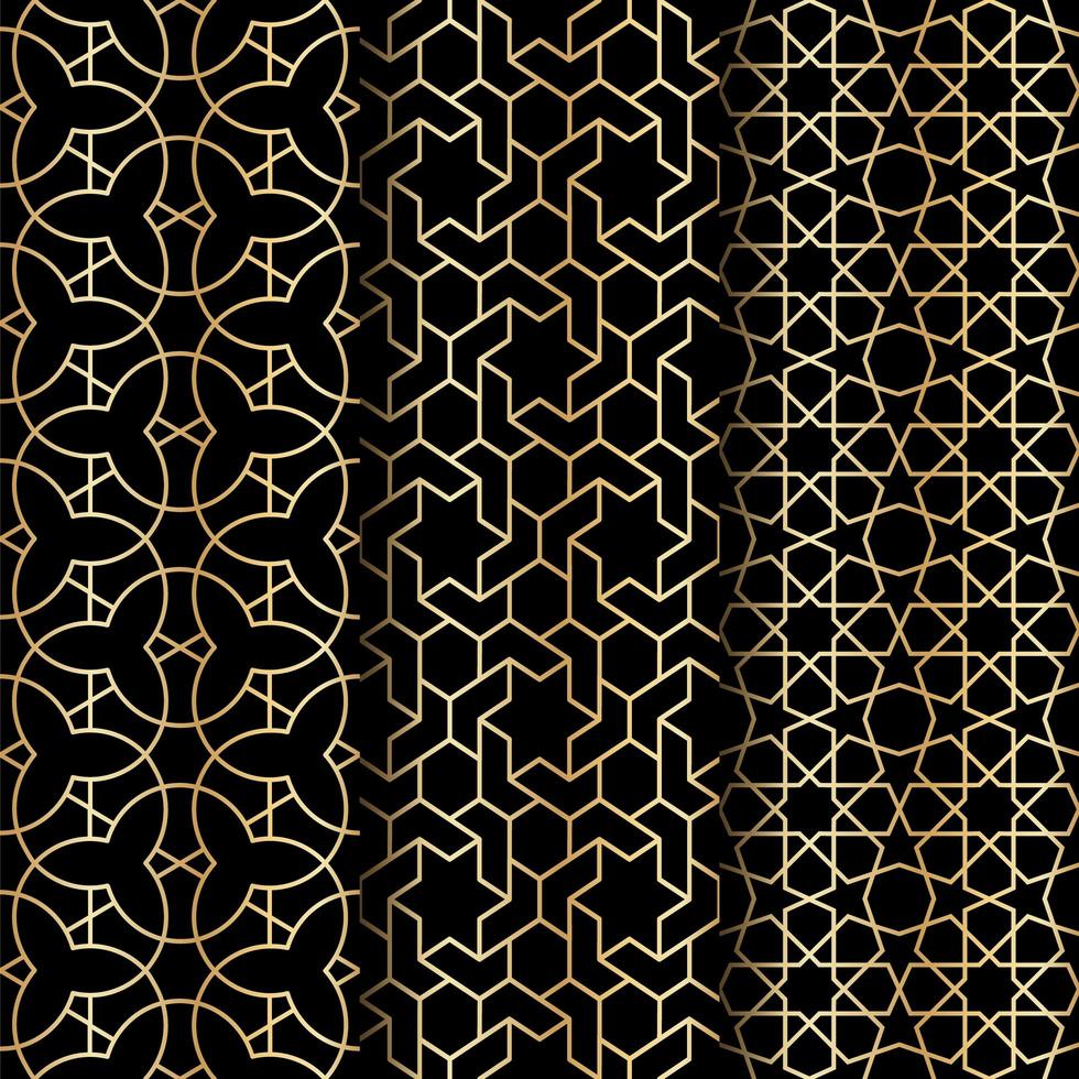 Islamic geometry pattern vector