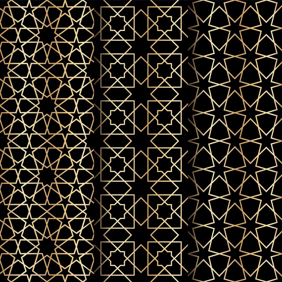 Islamic geometry pattern vector