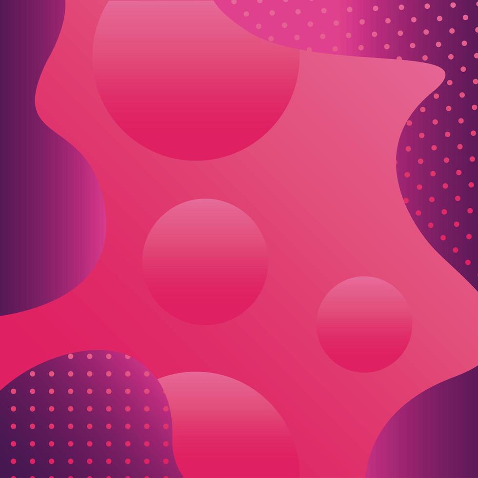 pink color geometric vivid background vector