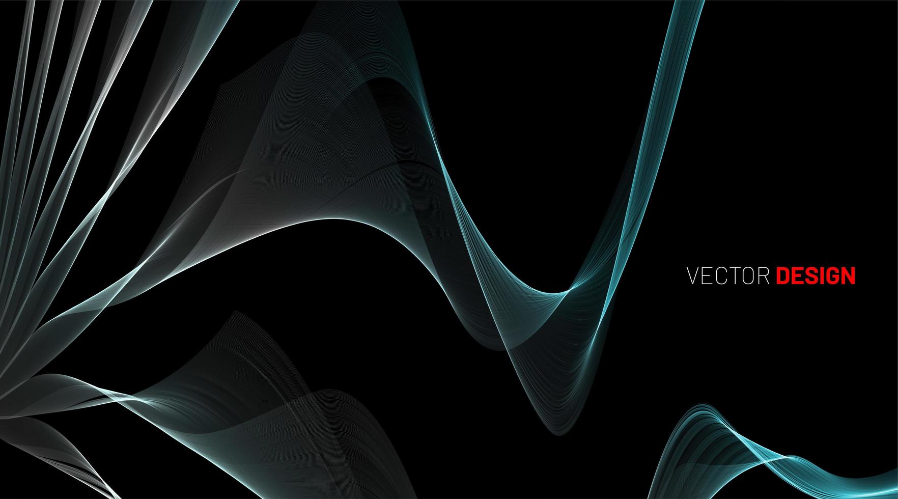 abstract vector background with smooth lines