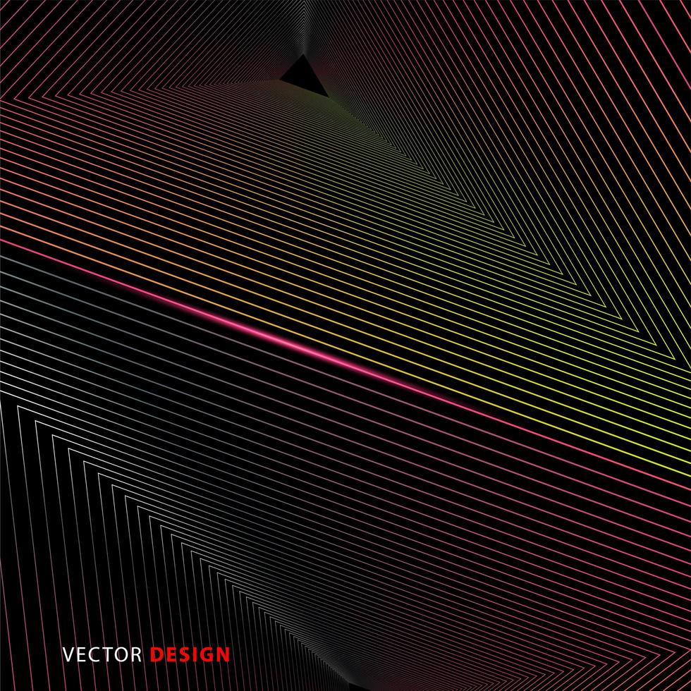 Abstract vector background of geometric and radiant lines. New texture for your design.