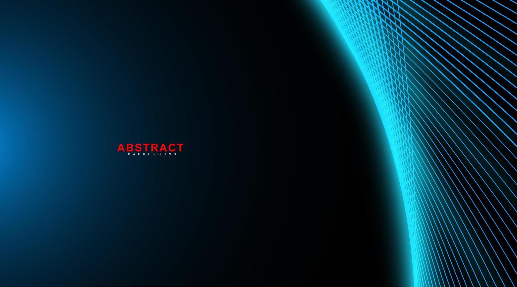 abstarct fondo geométrico. onda de línea brillante en la oscuridad. nueva textura para su diseño. vector