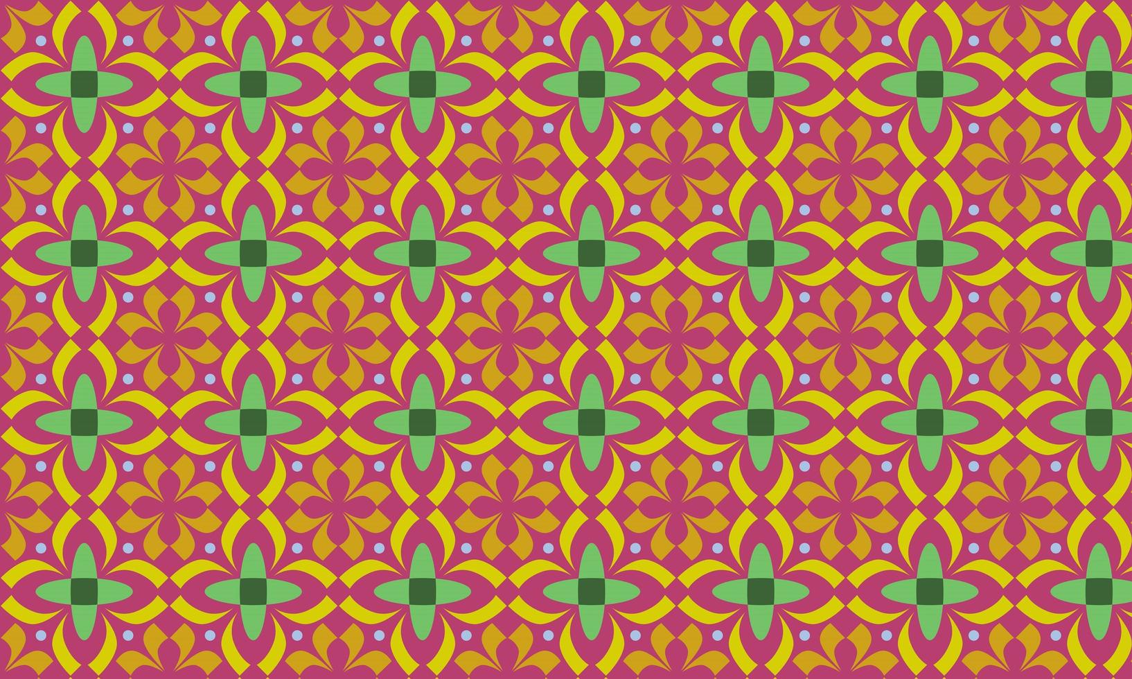 Classic style Pattern Vector Illustration. Element. Colorful Pattern with red background
