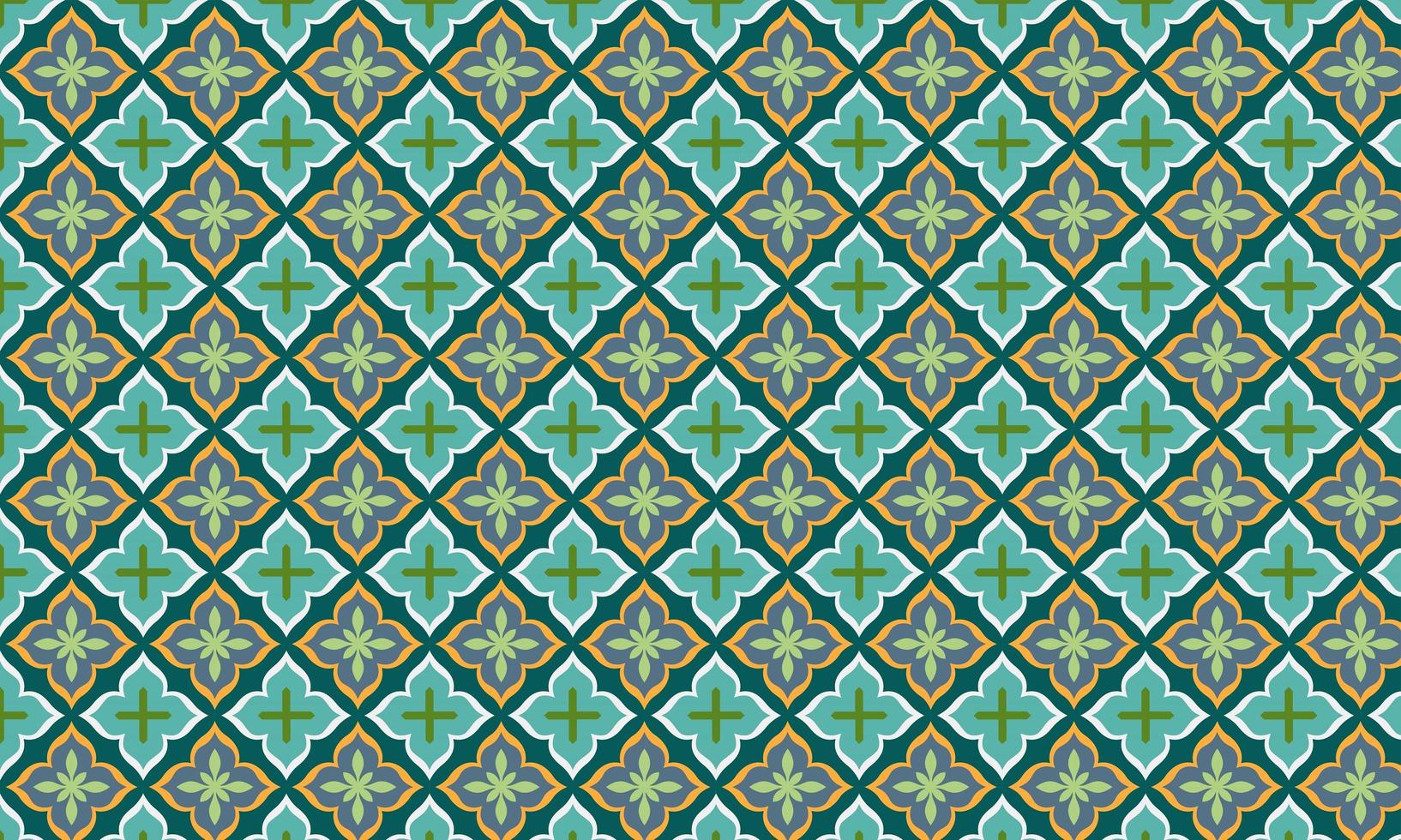 Colorful Classic style Pattern Vector Illustration. Element. Colorful and Symmetrical Pattern