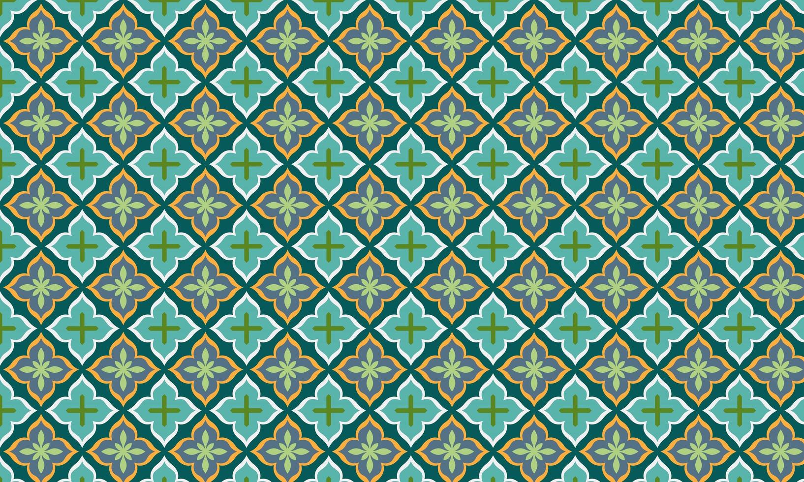 Colorful Classic style Pattern Vector Illustration. Element. Colorful and Symmetrical Pattern