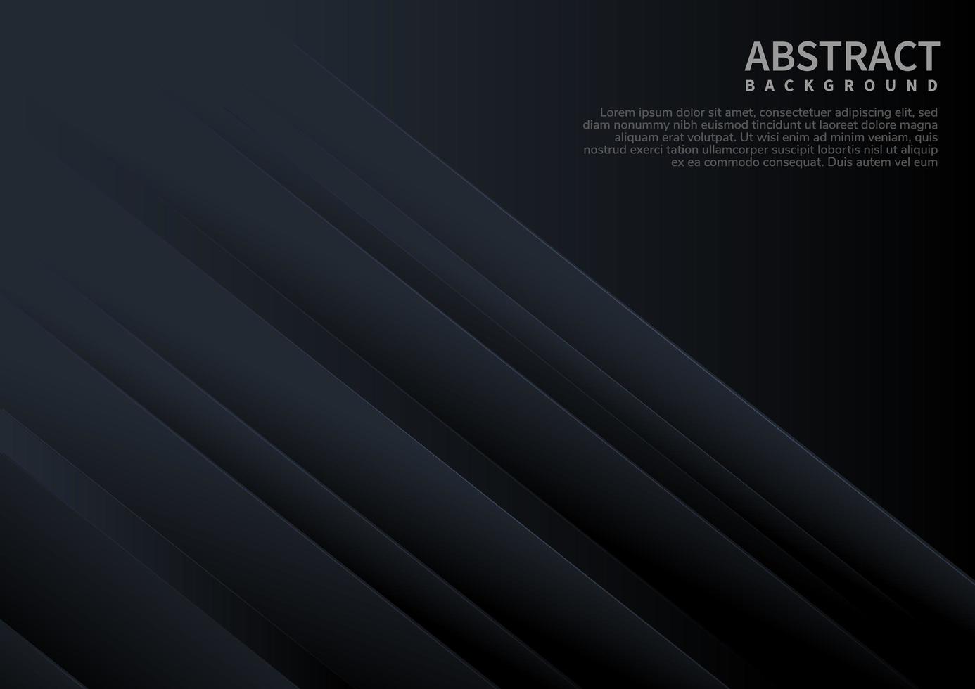 Dark abstract background concept diagonal with stripe line decoration. vector