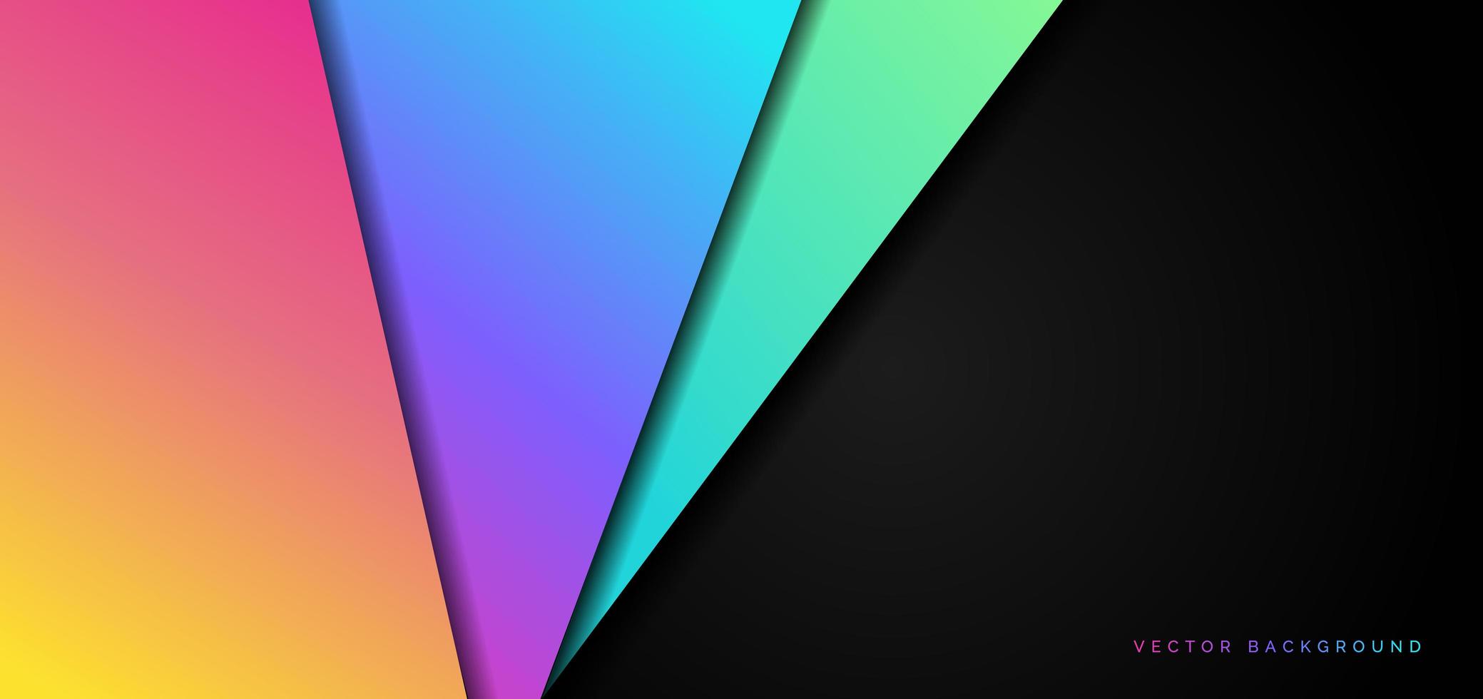 Abstract template geometric vibrant color with texture background. vector