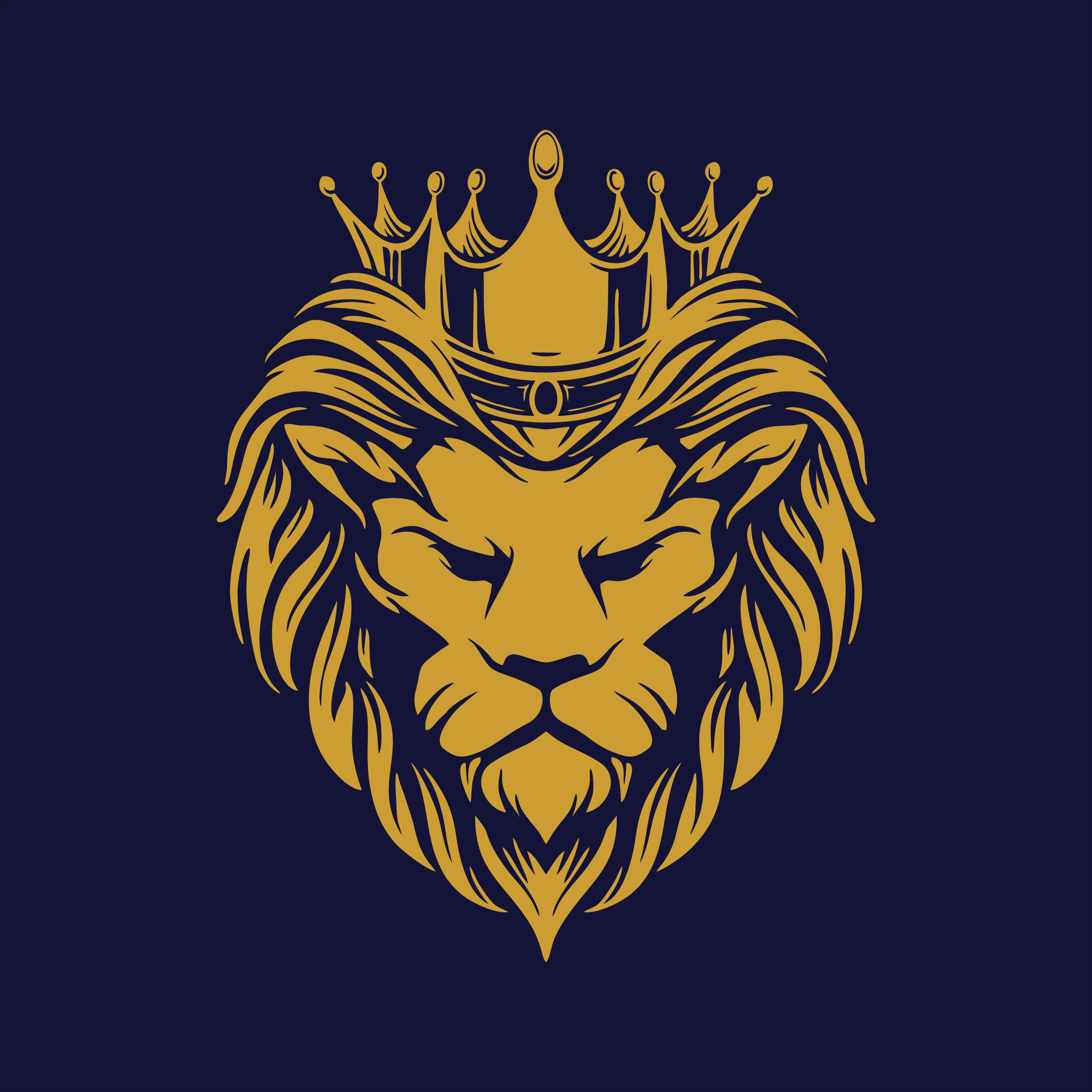 Lion King Crown SVG