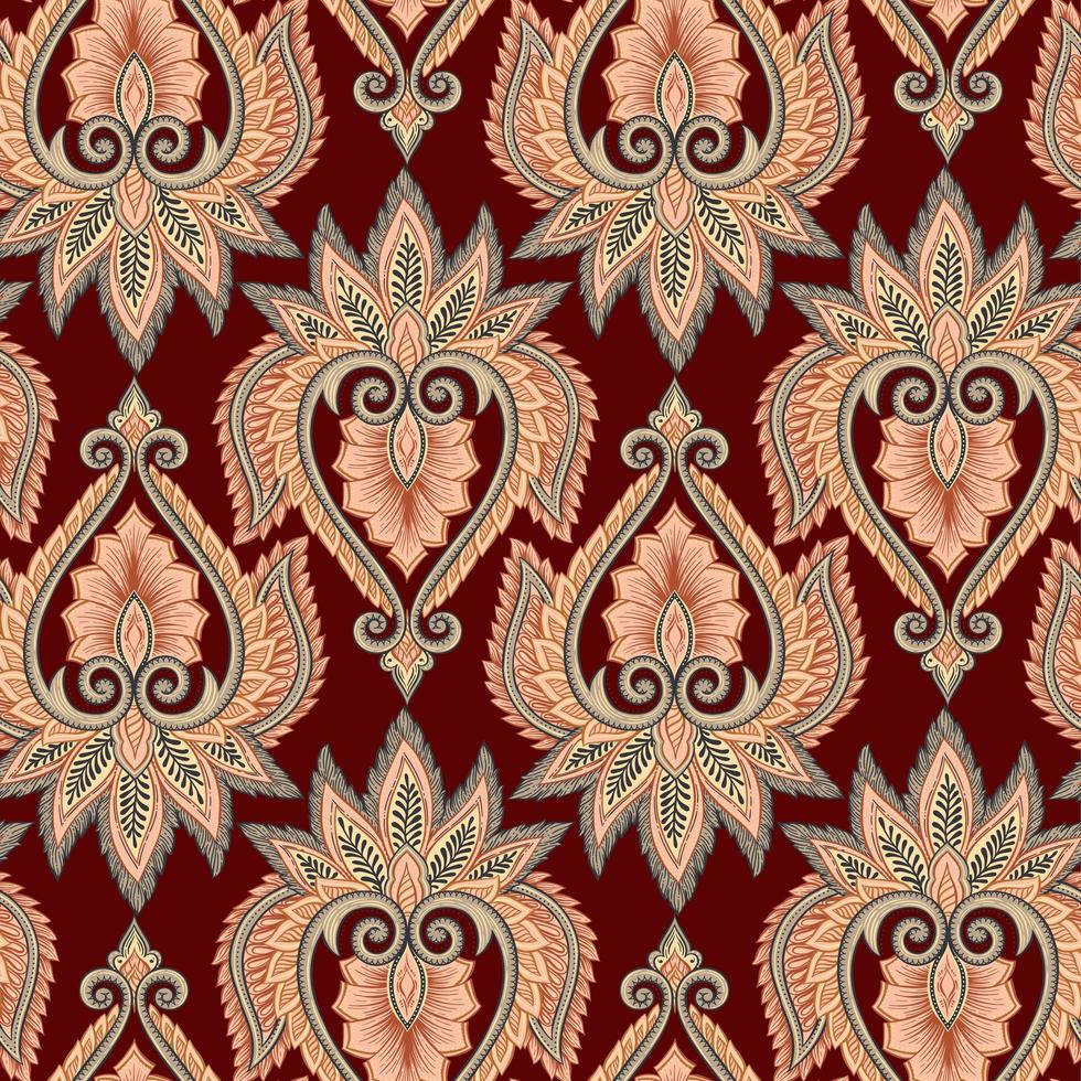 Ethnic background pattern vector