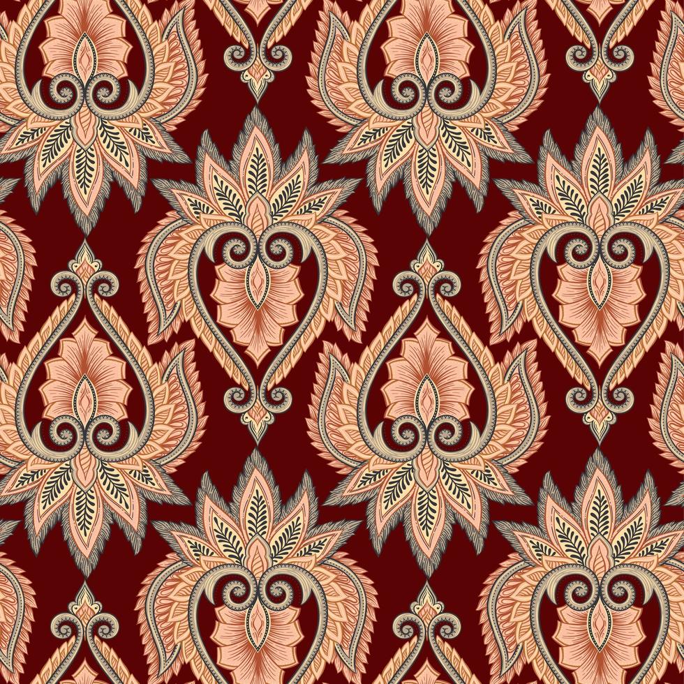 Ethnic background pattern vector