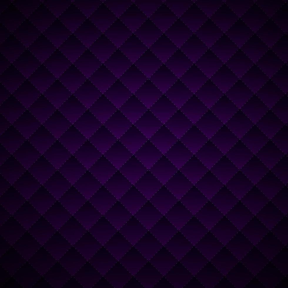 Abstract luxury style purple geometric squares pattern design with dots lines grid on dark background and texture. vector