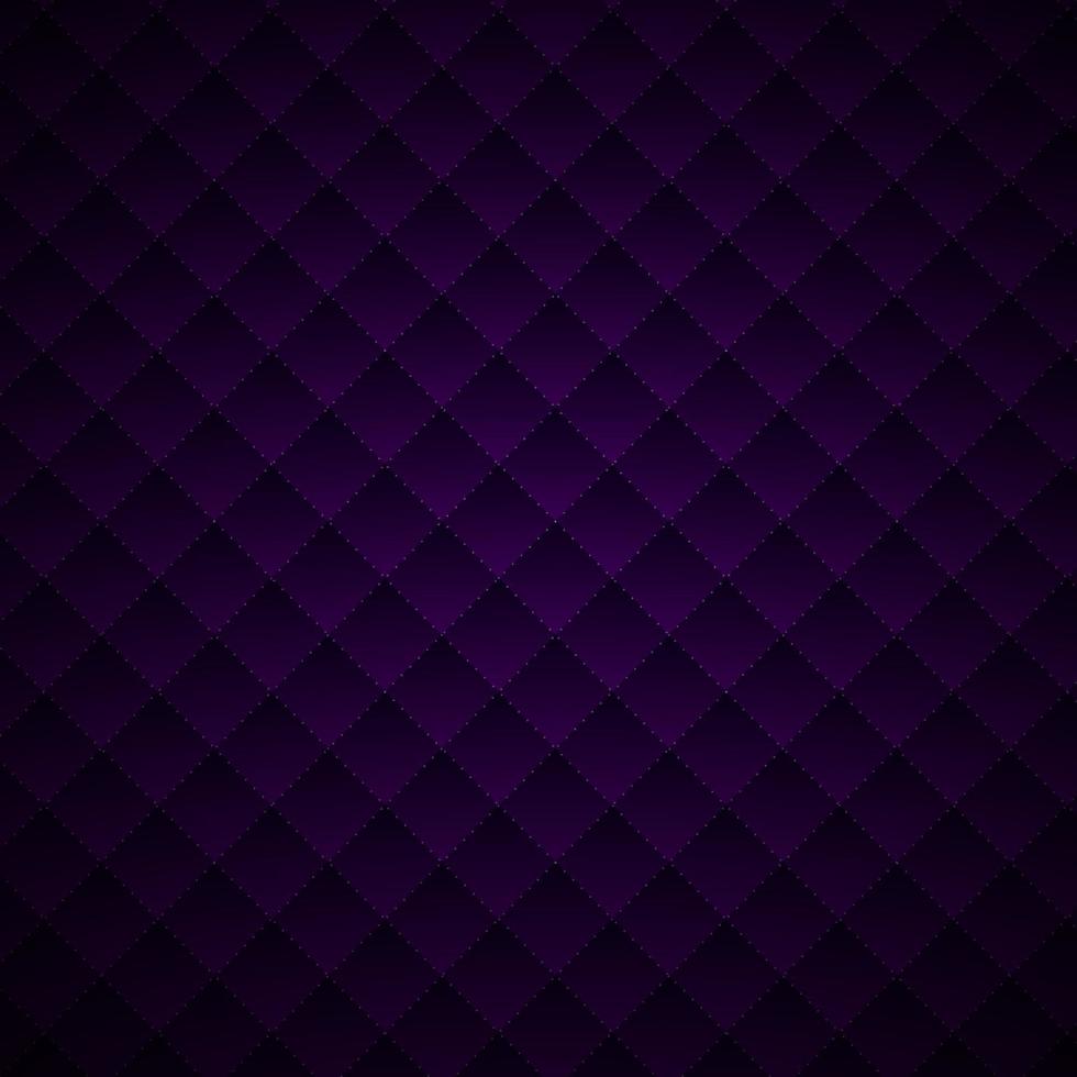 Abstract luxury style purple geometric squares pattern design with dots lines grid on dark background and texture. vector