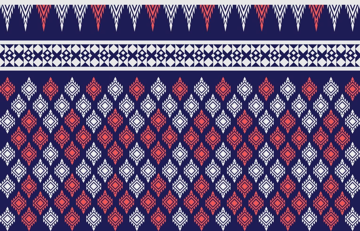 Abstract ethnic geometric ethnic pattern traditional Design for a background vector