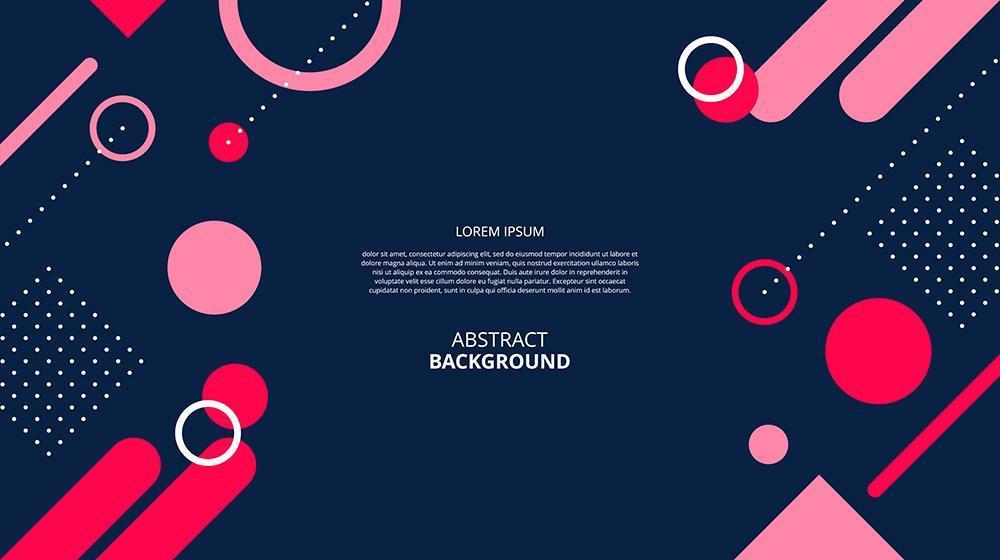 Abstract flat diagonal geometric shapes dark background vector