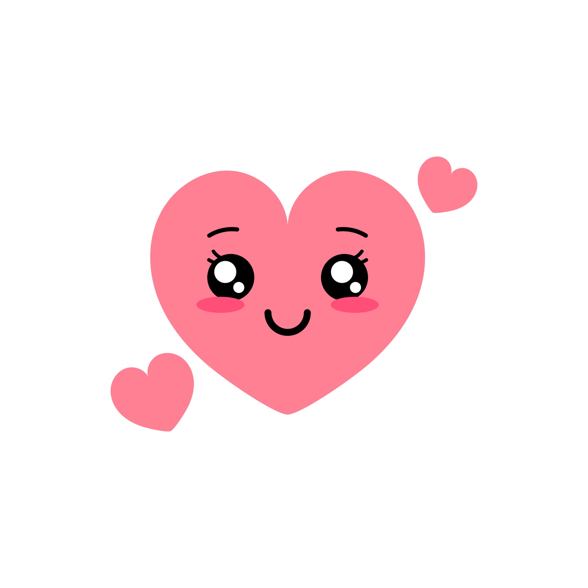 Cute Love Hearts Vector 1937142 Vector Art at Vecteezy