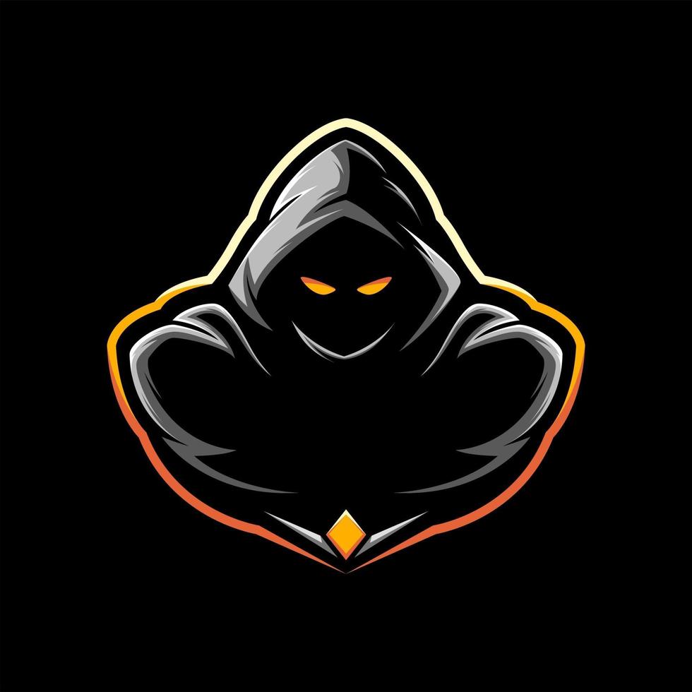 Assassin warrior mascot vector