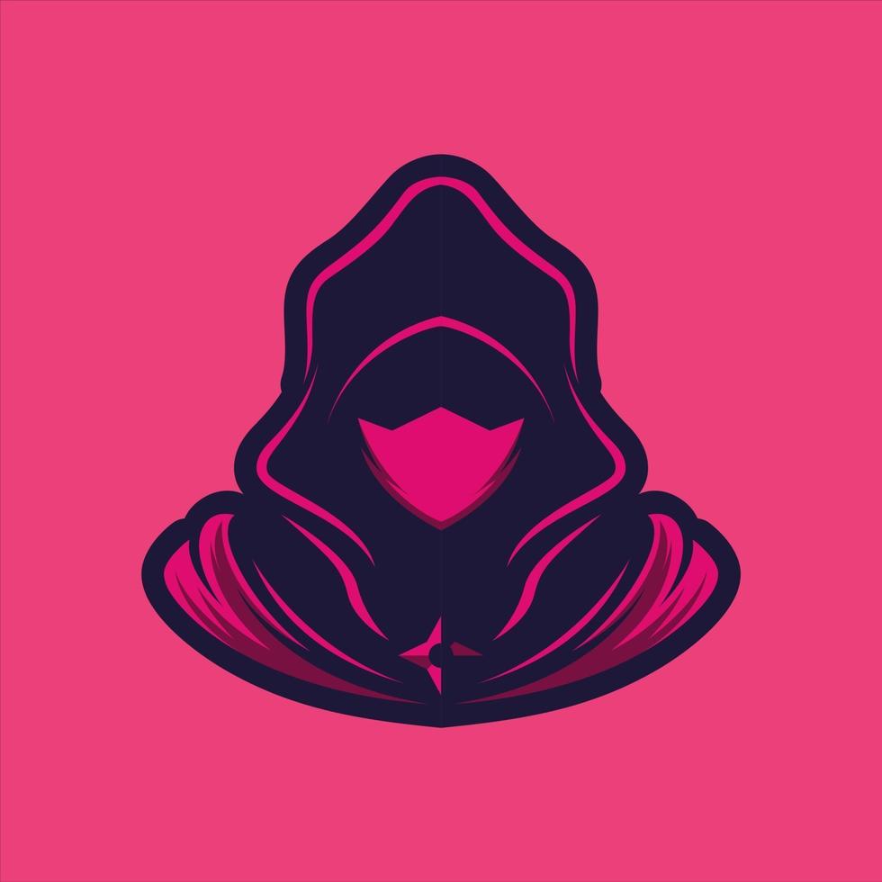 Assassin warrior mascot vector
