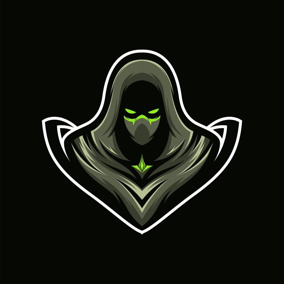 Assassin warrior mascot vector