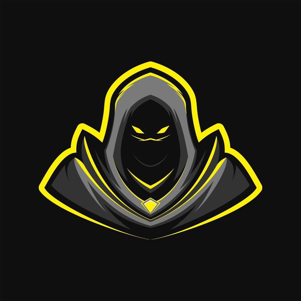 Assassin warrior mascot vector