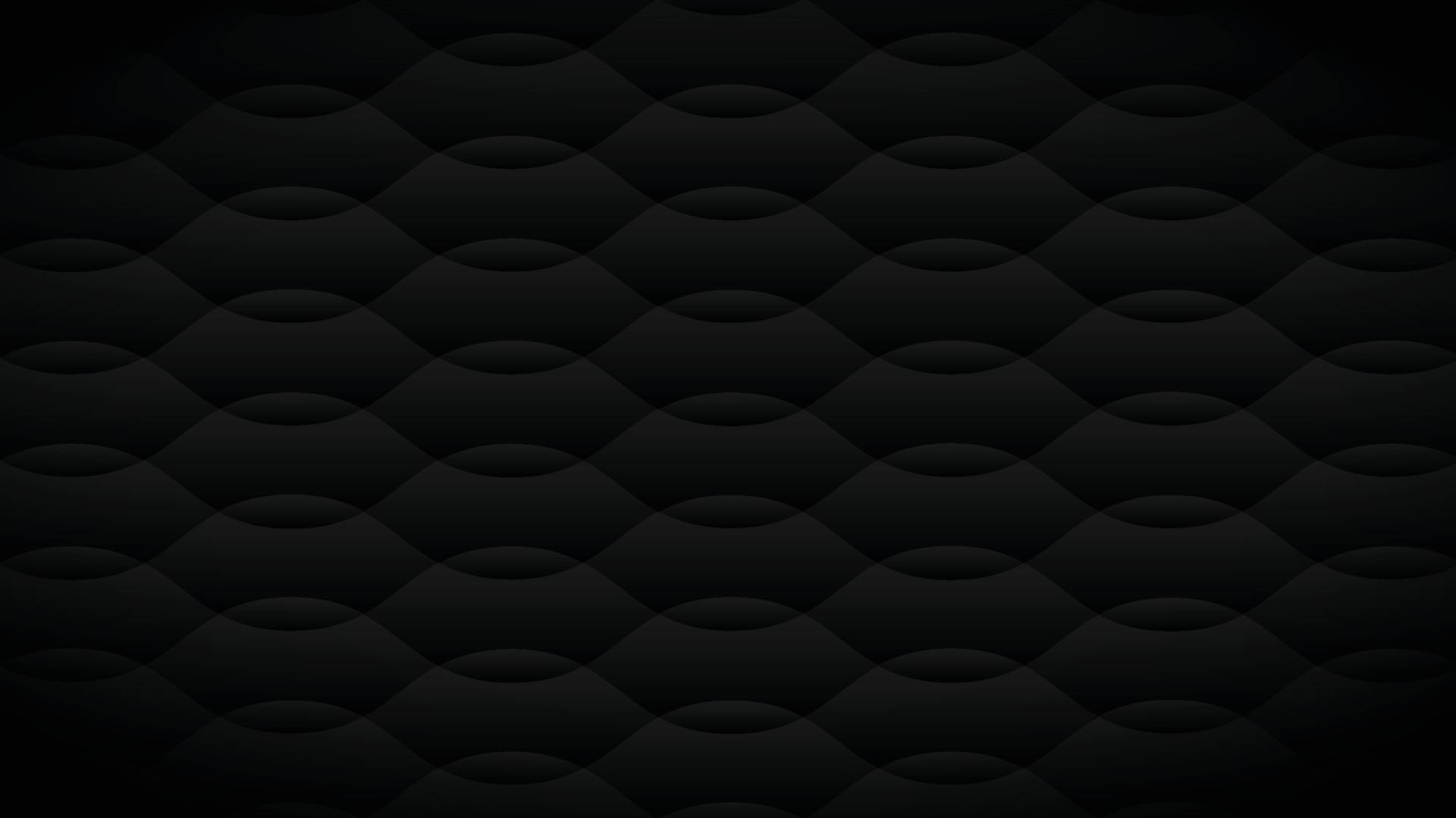 Black background images arranged with curved shapes. 1937717 Vector Art