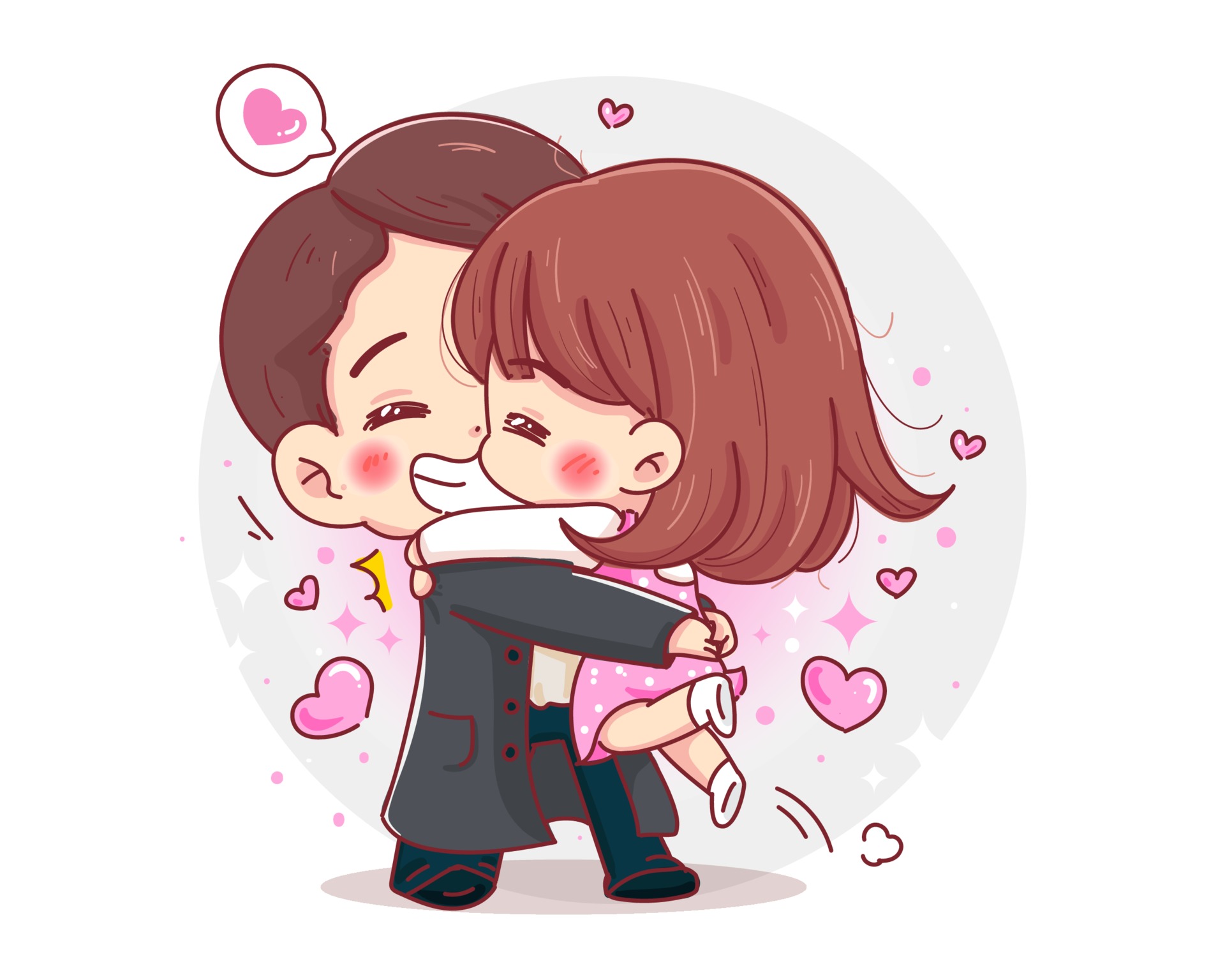 Hug Couple