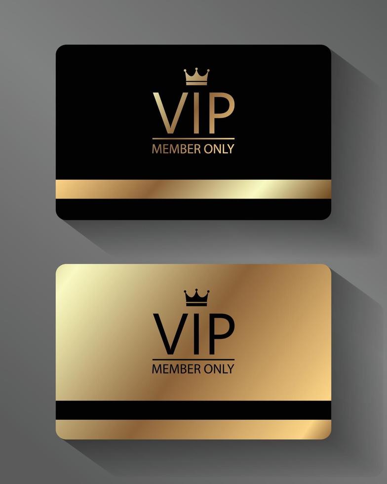 tarjeta de miembro vip de vector