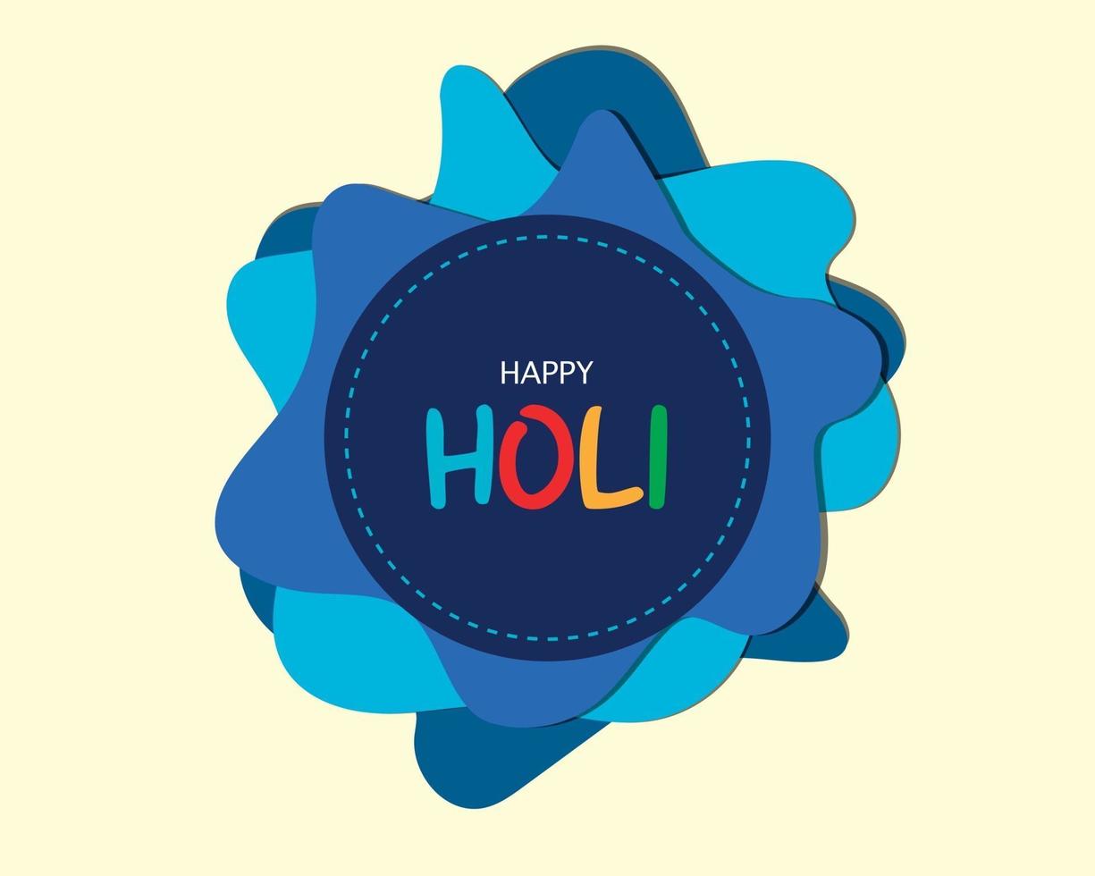 Happy Holi Festival Background Vector