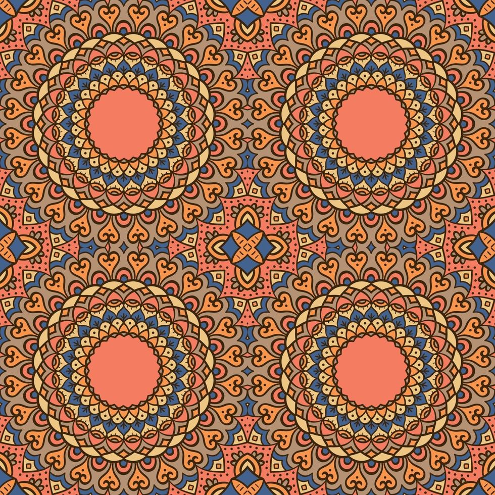 Colorful mandala pattern vector