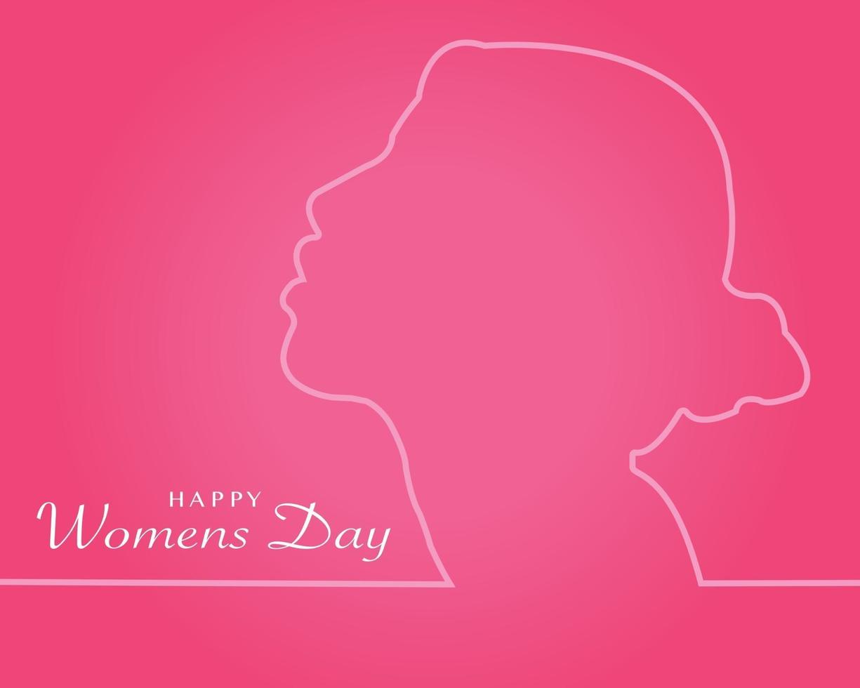 Happy Womens Day Background Vector