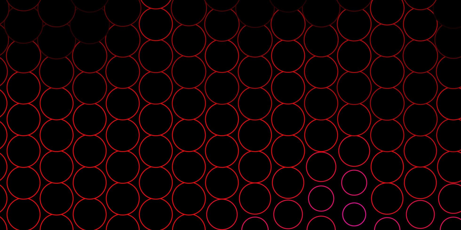 Dark Pink vector background with spots.