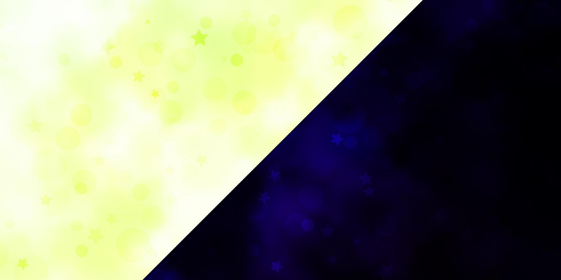 Vector texture with circles, stars.