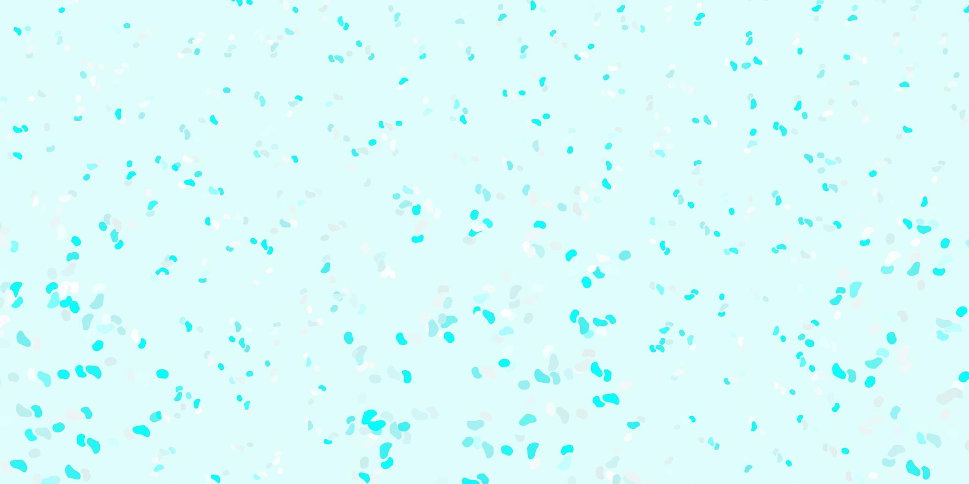 Light green vector backdrop with chaotic shapes.