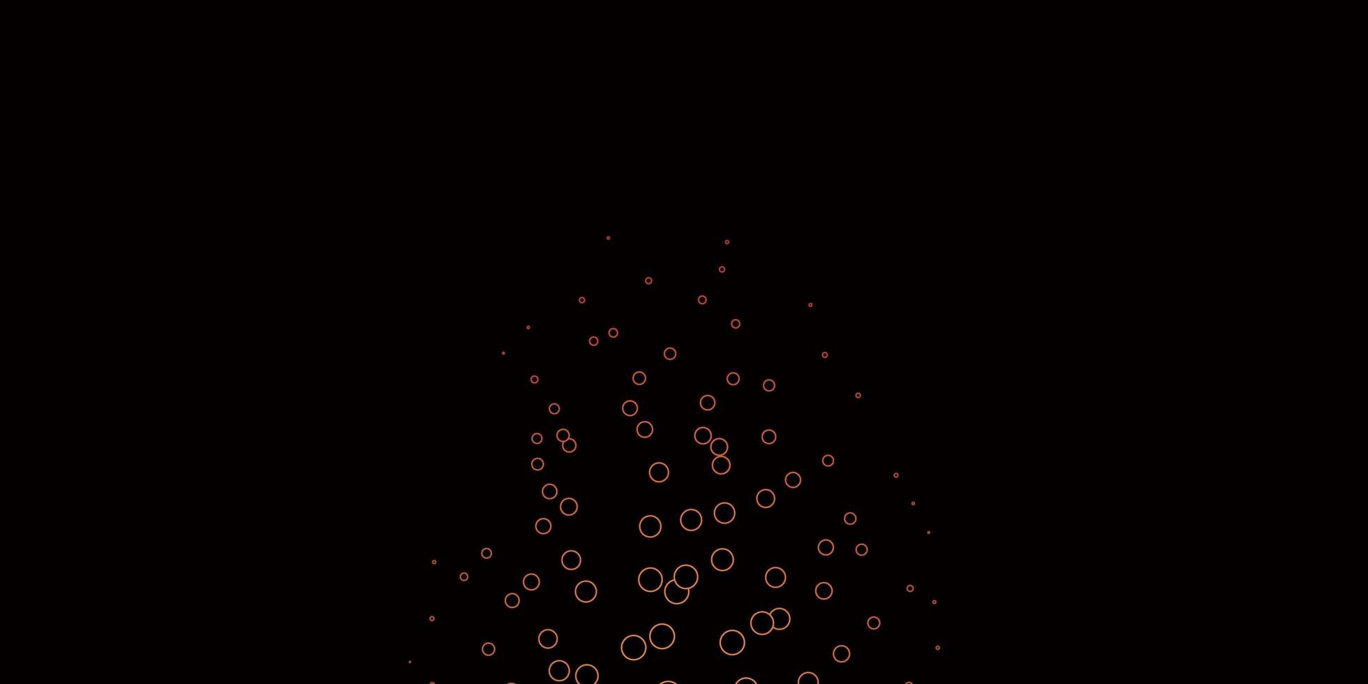 Dark Red vector layout with circle shapes.